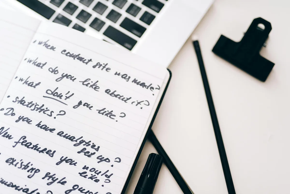A content planning workspace